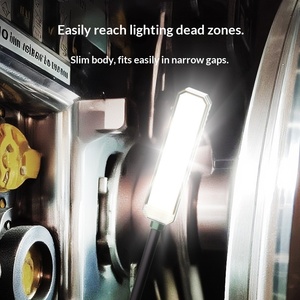 Lampe de travail LED magnétique multifonctionnelle 360° °   Lampe de travail flexible rechargeable COB pour extérieur, éclairage d'urgence, <span class=keywords><strong>réparation</strong></span> automobile - Product Image 2