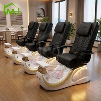 Fauteuil de pédicure électrique personnalisé pour salon de beauté avec bassin de massage pour les pieds