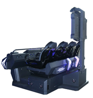 Nouvelle conception, équipement de simulation de réalité virtuelle 9D, machine de jeu de vaisseaux spatiaux VR pour 4 joueurs