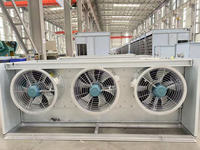 Tour de refroidissement industrielle à flux croisé en PRV, à moteur fermé, à faible bruit, avec condenseur évaporatif et système d'eau froide 380V
