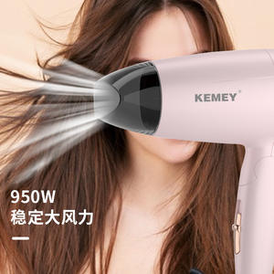 Secador de Pelo Kemey KM-6837 Iónico Plegable Compacto Eléctrico con Protección Contra el Calor para Uso Doméstico - Product Image 3