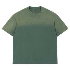 T-shirts unisexes à col en O personnalisés 100% coton de haute qualité pour hommes femmes vente en gros de vêtements personnalisés - Product Image 3