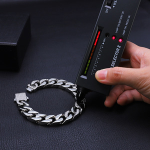 Diamant Hip Hop Vvs Lien Pas Cher Gra 12mm Acier Inoxydable Moissanite Cubain Lien Chaîne Bracelet Fermoir Hommes - Product Image 6