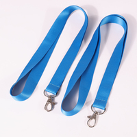 Riemen Schlüssel bund Clip Blue Heat Sublimation Lan yards Metall Designer Großhandel Blank Korean Lanyard