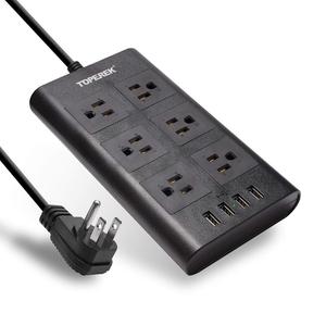 Toma de corriente Universal con puerto USB/toma de corriente con torre de tira de alimentación - Product Image 1