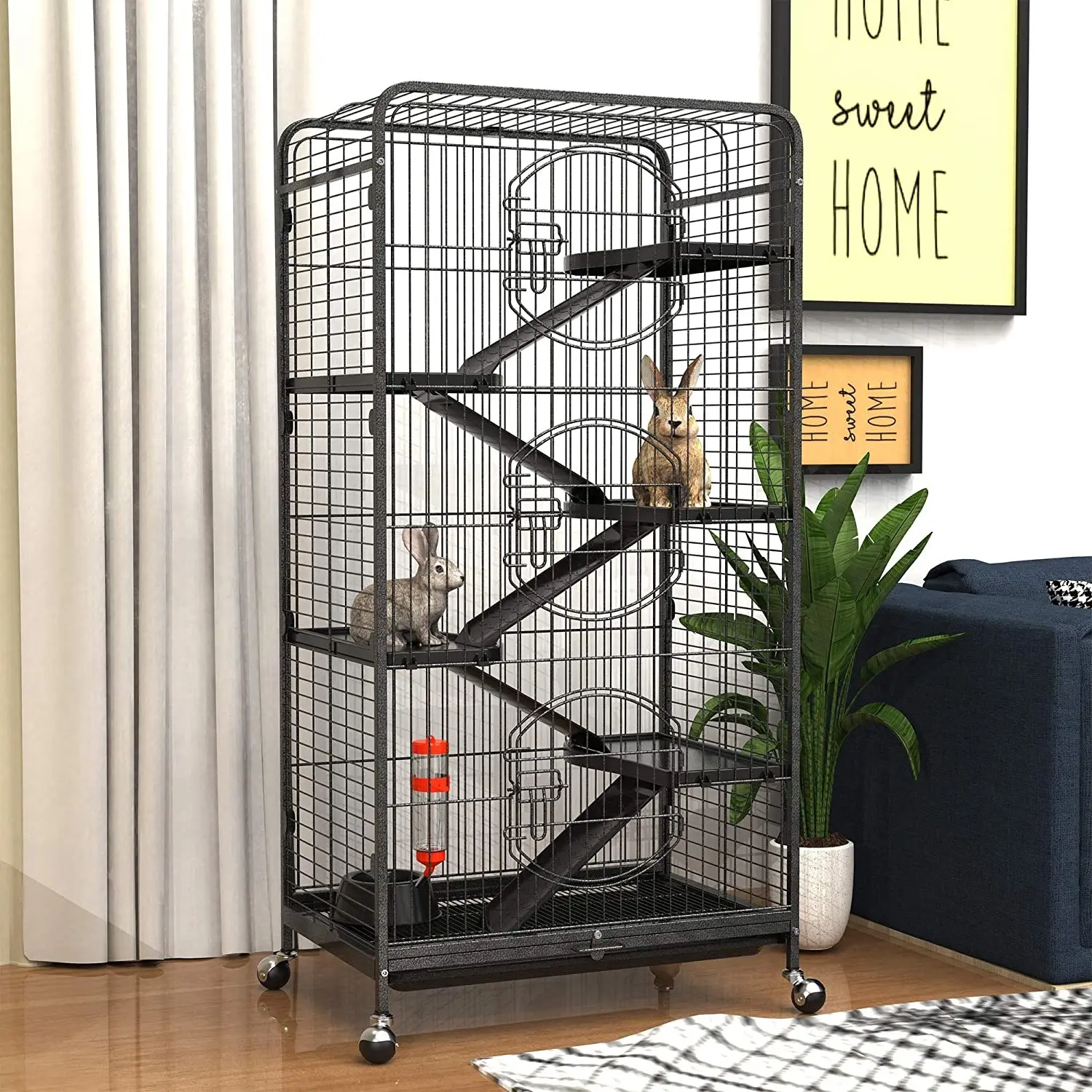 High quality stainless cage pet animals large cage for rabbit hamster pet rat breeding cage