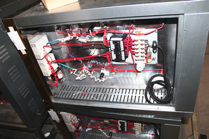 <span class=keywords><strong>Four</strong></span> à <span class=keywords><strong>pizza</strong></span> commercial de sécurité <span class=keywords><strong>Four</strong></span> à <span class=keywords><strong>pizza</strong></span> électrique à quatre plateaux à <span class=keywords><strong>double</strong></span> couche - Product Image 4