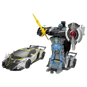 Coche Robot Transformable a Control Remoto 2.4G con Inducción por Gestos, Vehículo Deformable con Luz y Música para Niños - Product Image 1