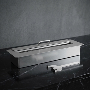 Inserto <span class=keywords><strong>per</strong></span> Caminetto a Etanolo Domestico, <span class=keywords><strong>Bruciatore</strong></span> a <span class=keywords><strong>Bioetanolo</strong></span> in Acciaio, Design Industriale <span class=keywords><strong>per</strong></span> Hotel e Soggiorno - Product Image 2