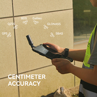Tablette GPS RTK GNSS robuste et étanche IP67 de 8 pouces avec 1408 canaux, caméra intégrée, Android, pour la topographie