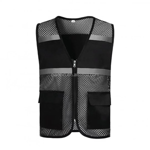 <span class=keywords><strong>Gilet</strong></span> de sécurité réfléchissant <span class=keywords><strong>en</strong></span> polyester imperméable respirant fluorescent de classe 2 ANSI avec logo personnalisé pour les motos - Product Image 6