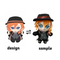 Fabricant sur mesure de jouets en peluche personnalisés, conception à partir de dessin, logo brodé, jouets en peluche doux, figurines d'anime en peluche