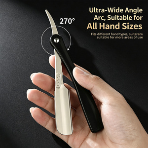 Navaja de Afeitar Recta de Acero Inoxidable Personalizada de Primera Calidad a Precio de Fábrica con Hoja AC y Mango de ABS para Barbería y Cuidado de la Barba - Product Image 6