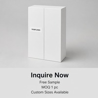 Boîte cadeau à double porte en carton avec insert pour présentation en magasin, impression personnalisée, rigide, robuste, de qualité supérieure, vente en gros, directement de l'usine