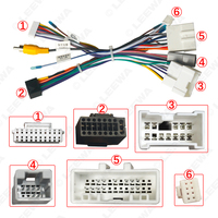 Adaptateur de câble d'alimentation pour DVD Android 16PIN avec boîtier Canbus pour Renault Captur Dacia Power Wiring Harness