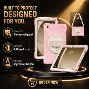 Étui de <span class=keywords><strong>protection</strong></span> antichoc en silicone 2-en-1 de haute qualité pour <span class=keywords><strong>tablette</strong></span> <span class=keywords><strong>Samsung</strong></span> Galaxy <span class=keywords><strong>Tab</strong></span> <span class=keywords><strong>A</strong></span> A9 Plus 5G X210 - Product Image 1