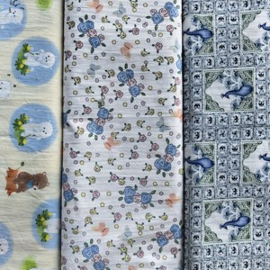 Tissu imprimé 100 % coton à petits motifs floraux et à carreaux pour projets de <span class=keywords><strong>couture</strong></span> DIY, matériau de quilting, fournitures textiles - Product Image 6