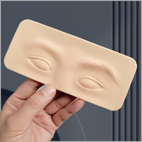 Accessoires de Microblading paire de sourcils coussin de pratique en Silicone 3d cosmétique tatouage sourcils Eyeliner fausses peaux Pmu outils fournitures