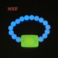 Bracelets RFID lumineux, bande fluorescente à perles, bracelets lumineux dans le noir, balises NFC pour concert, festival, carnaval