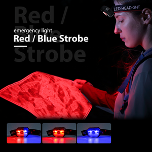 Linterna Frontal LED COB Ligera Brightenlux de 75g, Recargable, con Sensor de Movimiento, Luz Roja para Camping, Pesca Nocturna y Correr - Product Image 2