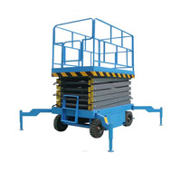 Ascenseur mobile 14m Prix 500kg Plate-forme élévatrice à ciseaux hydraulique Chariot élévateur à cisaillement mobile Machine Skyjack Man Lift
