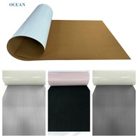 Revêtement de pont de bateau en mousse EVA imitation teck moderne, antidérapant, résistant aux UV, imperméable, auto-adhésif, personnalisable pour yacht marin