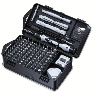 Kit de Destornilladores Magnéticos de Precisión 115 en 1, Herramientas Multifunción para Reparación Electrónica de Celulares, Computadoras y <span class=keywords><strong>Consolas</strong></span> de Videojuegos - Product Image 1