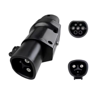 Adaptateur de chargeur EV européen Qiaoyi 7KW, état neuf, type NACS Type2, tête de charge 32A, 220V, noir, PC+copper, garantie 1 an
