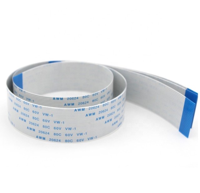Custom FFC Flat Ribbon Cable 0.5mm/1.0mm Pitch | Same Side / Opposite Side | Flexible Flat Cable for LCD, Printer, Camera