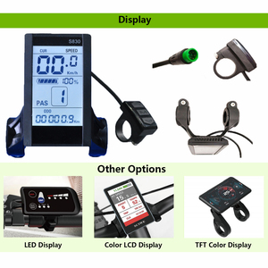 Directo de fábrica de alta calidad 250W 350W Ebike Kit de conversión 26 pulgadas bicicleta trasera LED pulgar para bicicleta eléctrica de instalación media - Product Image 5