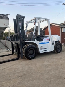 Vente chaude TCM 70 7 tonnes de haut 4.5 M chariot élévateur automatique chariot élévateur d'occasion excellent état en stock Faire un moteur japonais - Product Image 4