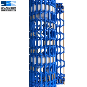 Hochfestes Lebensmittelechtes PP Modulares Kunststoff-Netzförderband Leicht zu Reinigendes Förderband für Berliner Backproduktionslinie - Product Image 5