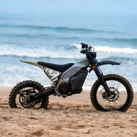 Moto tout-terrain électrique à suspension intégrale 72V48Ah avec moteur centralisé de 6000W