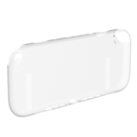 Coque en TPU Lucky Fox 2 avec moule privé transparent blanc pour 2 manettes sans fil