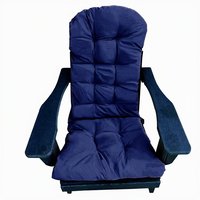 Nouveau coussin épaissi pour chaise inclinable, chaise à bascule, chaise Adirondack, dossier haut, siège de bureau, tout-en-un, 100%