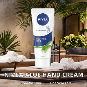 Crema y Loción de Manos Nivea Organic 100 ml con Aloe Vera, Ácido Hialurónico, Vitamina C y Lavanda, Producto Vegano OEM - Product Image 3