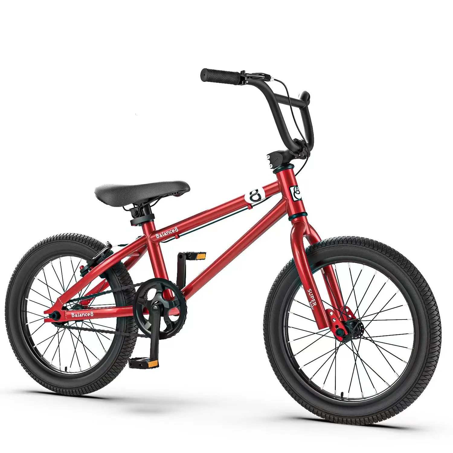 2022 الاطفال 20 بوصة الدراجة أفضل بيع bmx 16 20 بوصة دورة واحدة سرعة الفضة الأحمر جديد أزياء اللون ل دراجة أطفال دراجة