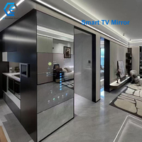 Décoration intérieure moderne pour salon, écran intelligent 4K haute définition étanche de 24 pouces, miroir TV