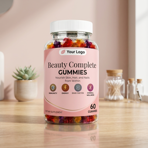 Vegan Beauty Complete Mixed Fruit Soft <b>Chewy</b> Gummies With Custom Label Custom Packaging Wholesale Fruity Gummies Bulk Supply - Product Image 3