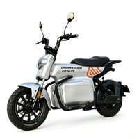 Scooter électrique 2000W avec siège, longue autonomie, suspension hydraulique avant, double frein à disque, vélo électrique de ville pour adultes