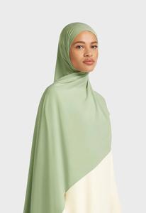 Hiyab Étnico Premium de Jersey Líquido para Mujer, Pañuelo Geométrico Suave y Transpirable, Chal Largo Musulmán de Invierno Malayo - Product Image 2