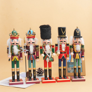 OEM truyền thống sơn gỗ giáng sinh <span class=keywords><strong>nutcracker</strong></span> người lính con số trang trí nội thất lò sưởi giáng sinh bên trang trí - Product Image 3