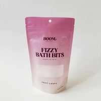 Sachets d'emballage souples en plastique imprimés numériquement pour sel de Epsom, gommage corporel et sel de bain, pochettes verticales refermables