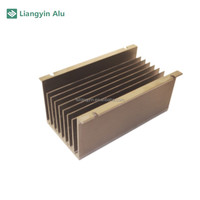 Profilé d'extrusion en aluminium sur mesure Liangyin avec application de dissipateur thermique, services de découpe et de perçage CNC