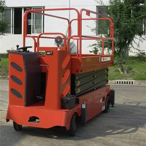 SOCMA 2000kg Kapazität Elektrische hydraulische Hubarbe its bühne Station 9m Höhe Scheren bühne mit Kettens ch linge für Einzelhandel hotels - Product Image 4