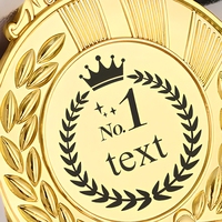 Médaille de récompense en laiton 3D personnalisée avec relief, médaille de compétition en métal gravée avec ruban pour événements sportifs, imprimée en typographie par la marque KQ