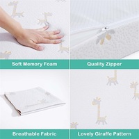 Matelas de lit bébé portable sur mesure, matelas en mousse à mémoire de forme pour berceau de bébé et lit d'enfant pour crèche, maternelle et parc de jeux