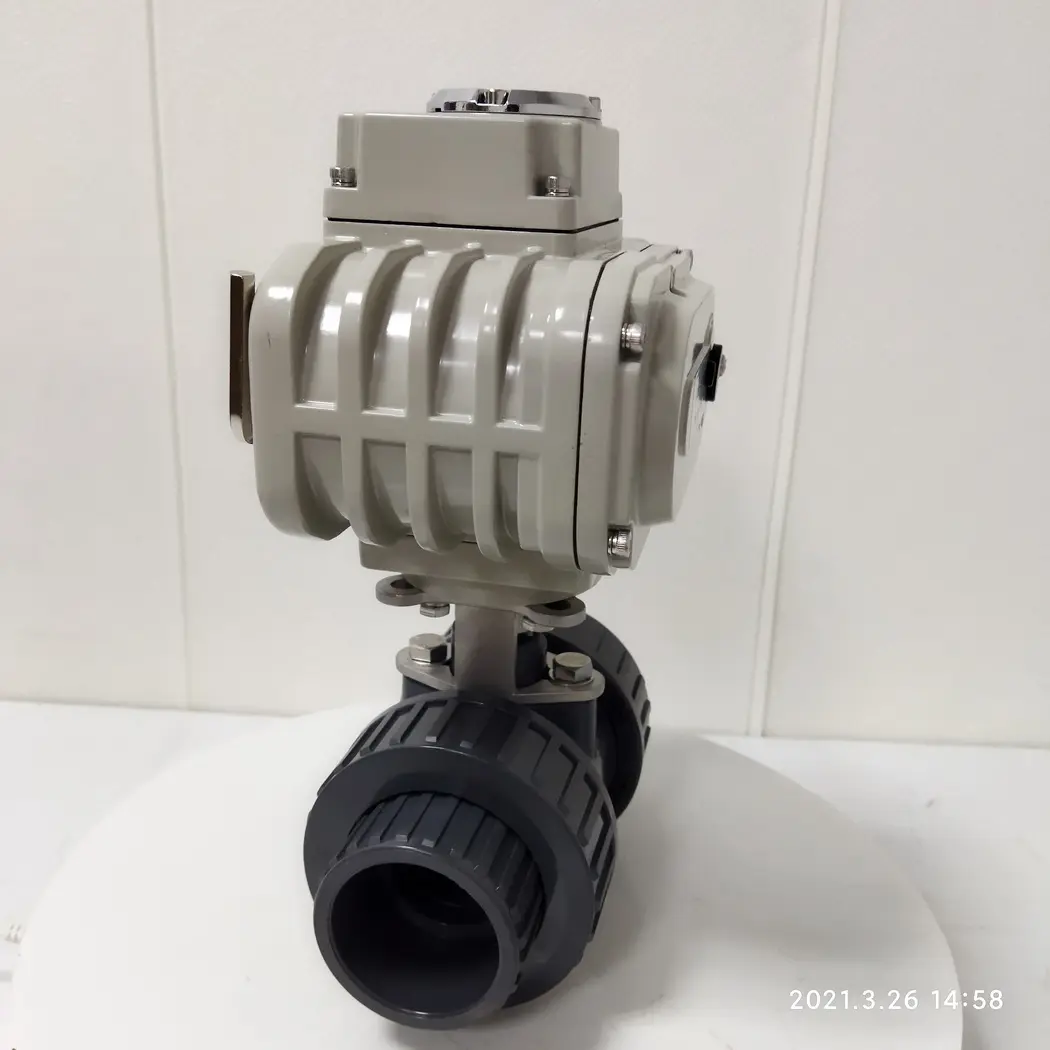 Best selling 4-20ma proportional flow electric Electro motor drive control ball valve