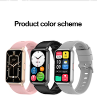Bracelet en silicone de haute qualité BESCOO 22,2 mm pour montre connectée Fit3