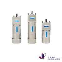 Moteur électrique à induction AC de petite taille 40W~750W avec réducteur de vitesse pour convoyeur à rouleaux, faible bruit et faibles vibrations